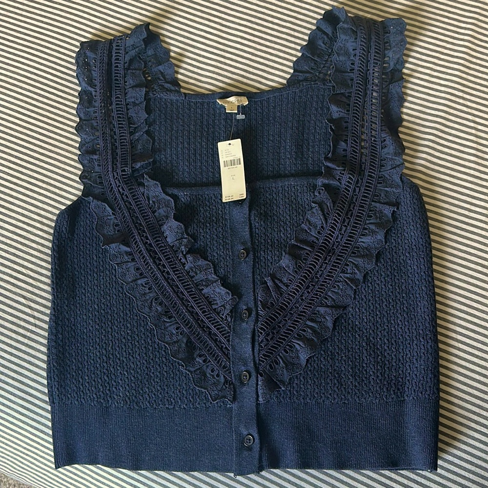 Anthropologie Pilcro eyelet top